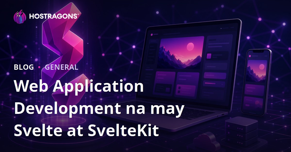 Web Application Development na may Svelte at SvelteKit
