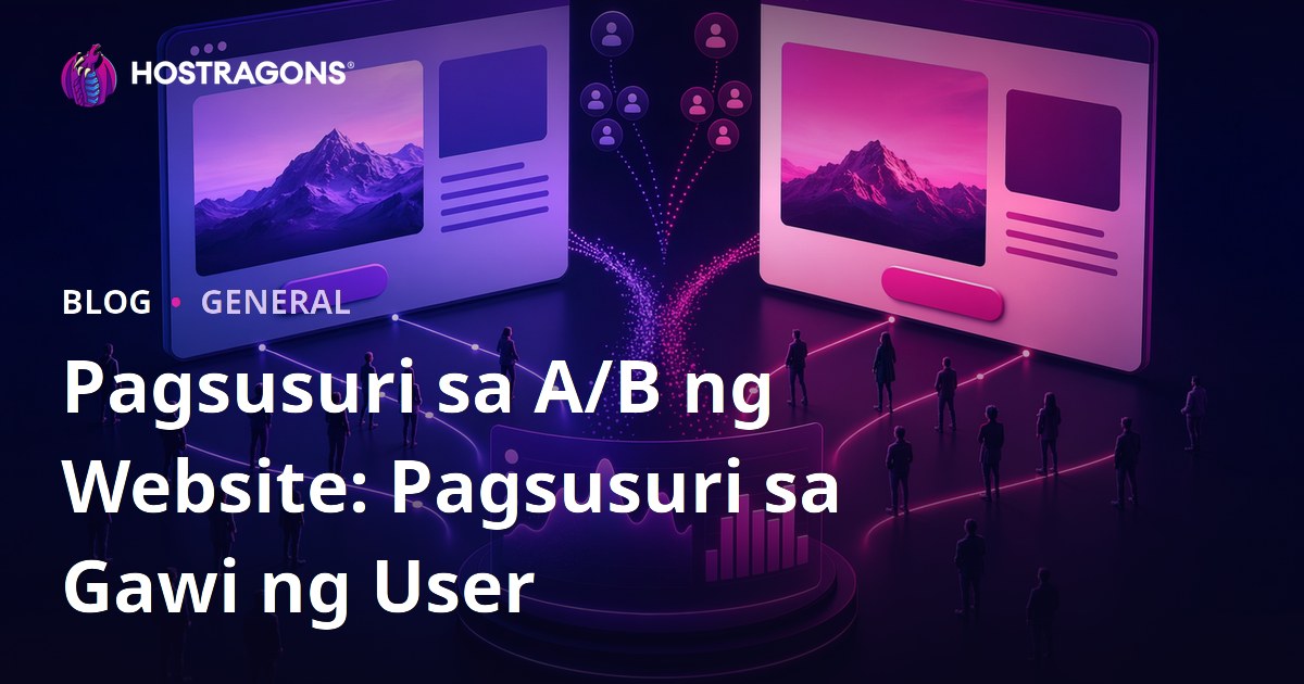 Pagsusuri sa A/B ng Website: Pagsusuri sa Gawi ng User