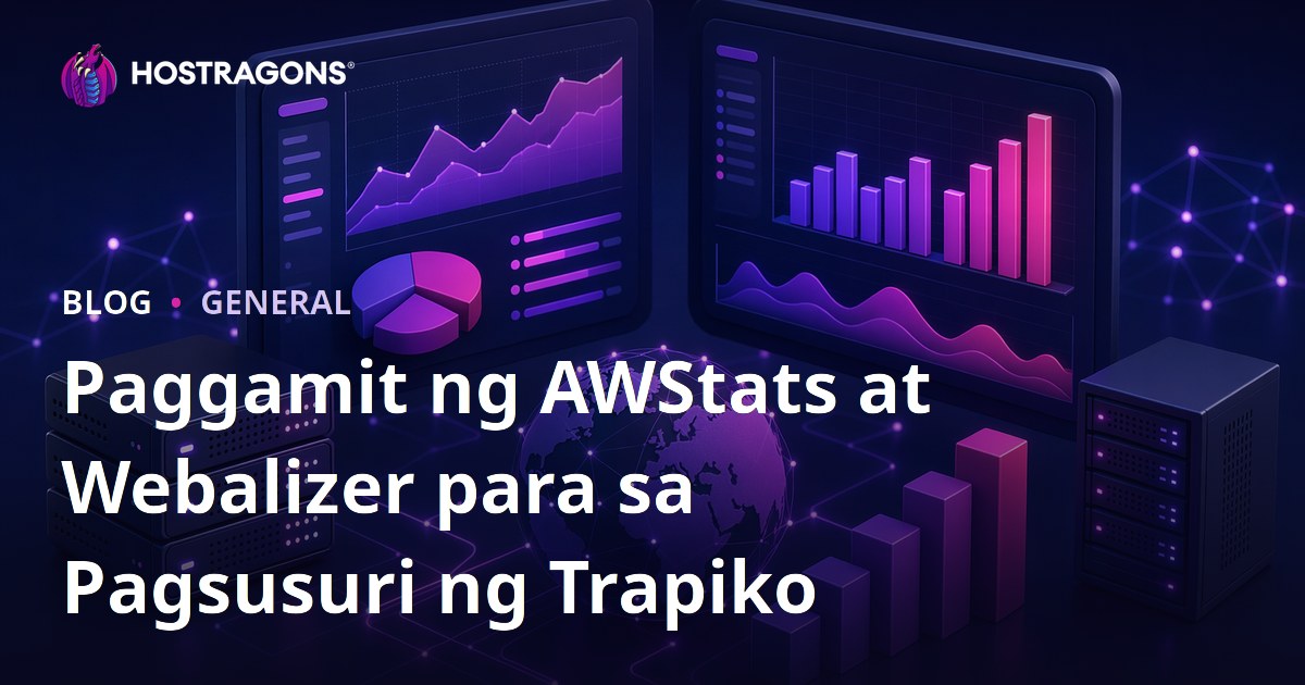 Paggamit ng AWStats at Webalizer para sa Pagsusuri ng Trapiko