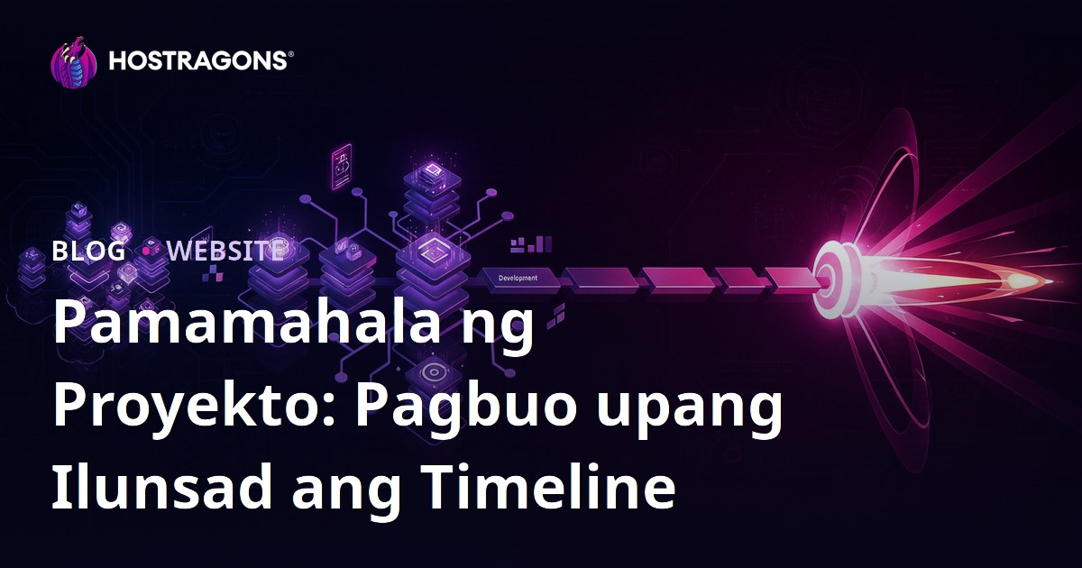 Pamamahala ng Proyekto: Pagbuo upang Ilunsad ang Timeline