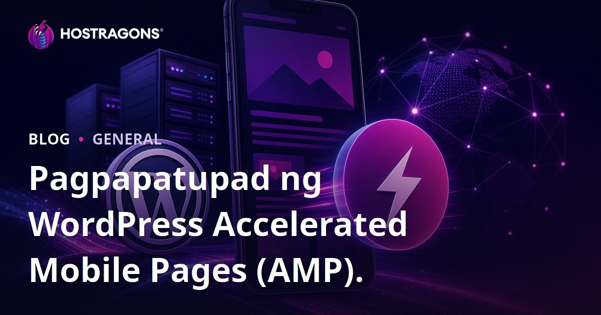 Pagpapatupad ng WordPress Accelerated Mobile Pages (AMP).
