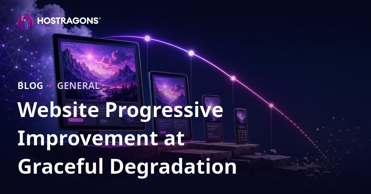 Website Progressive Improvement at Graceful Degradation