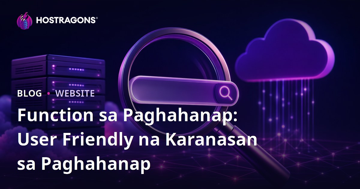 Function sa Paghahanap: User Friendly na Karanasan sa Paghahanap