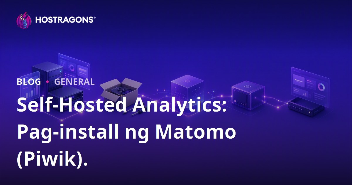 Self-Hosted Analytics: Pag-install ng Matomo (Piwik).