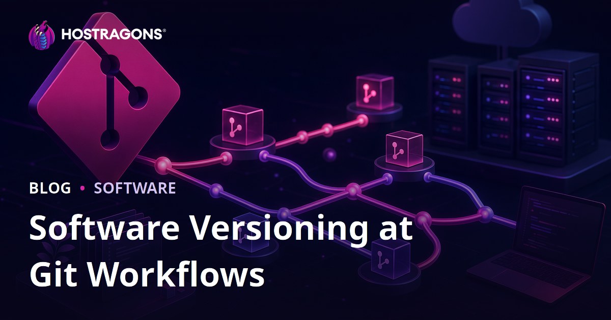 Software Versioning at Git Workflows