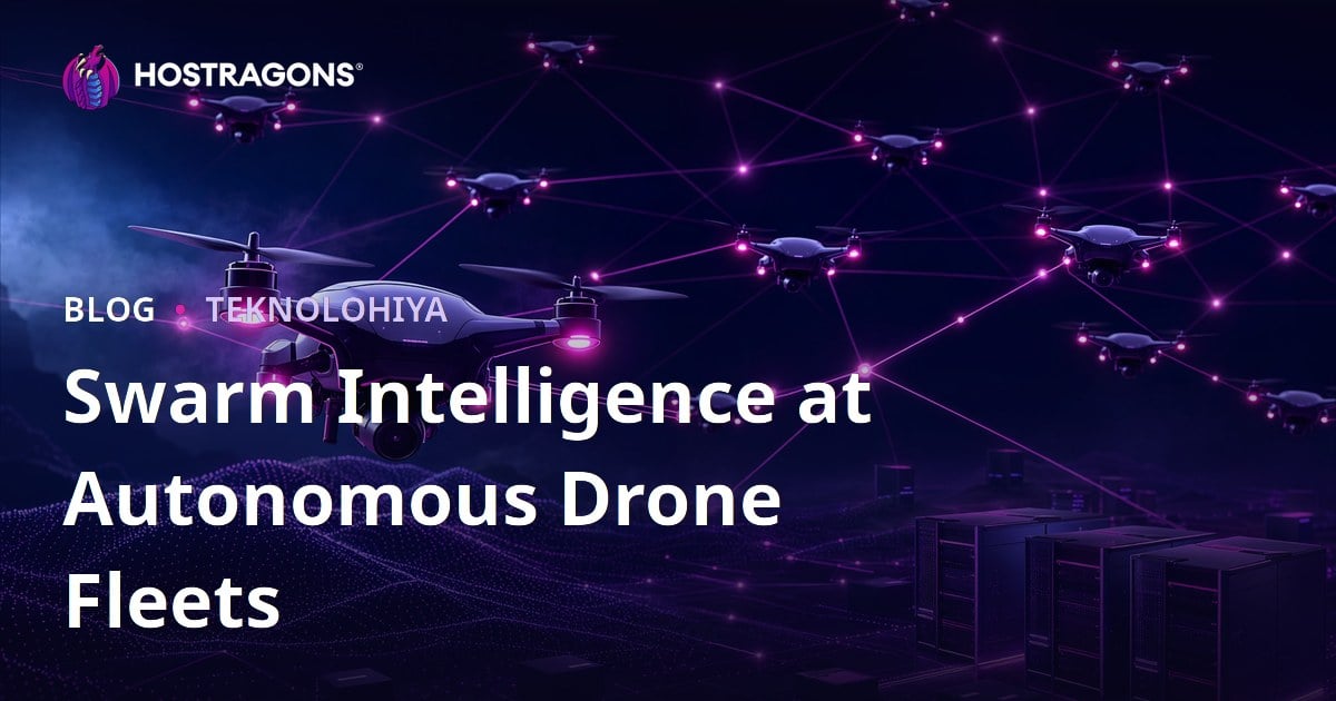 Swarm Intelligence at Autonomous Drone Fleets