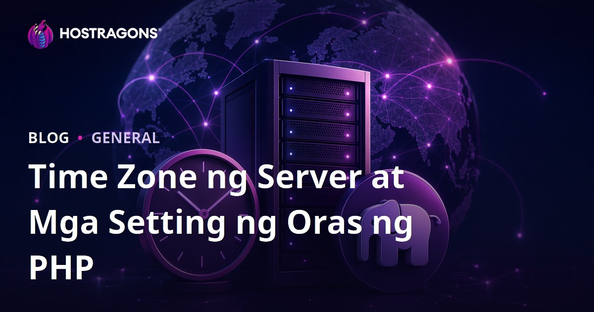 Time Zone ng Server at Mga Setting ng Oras ng PHP