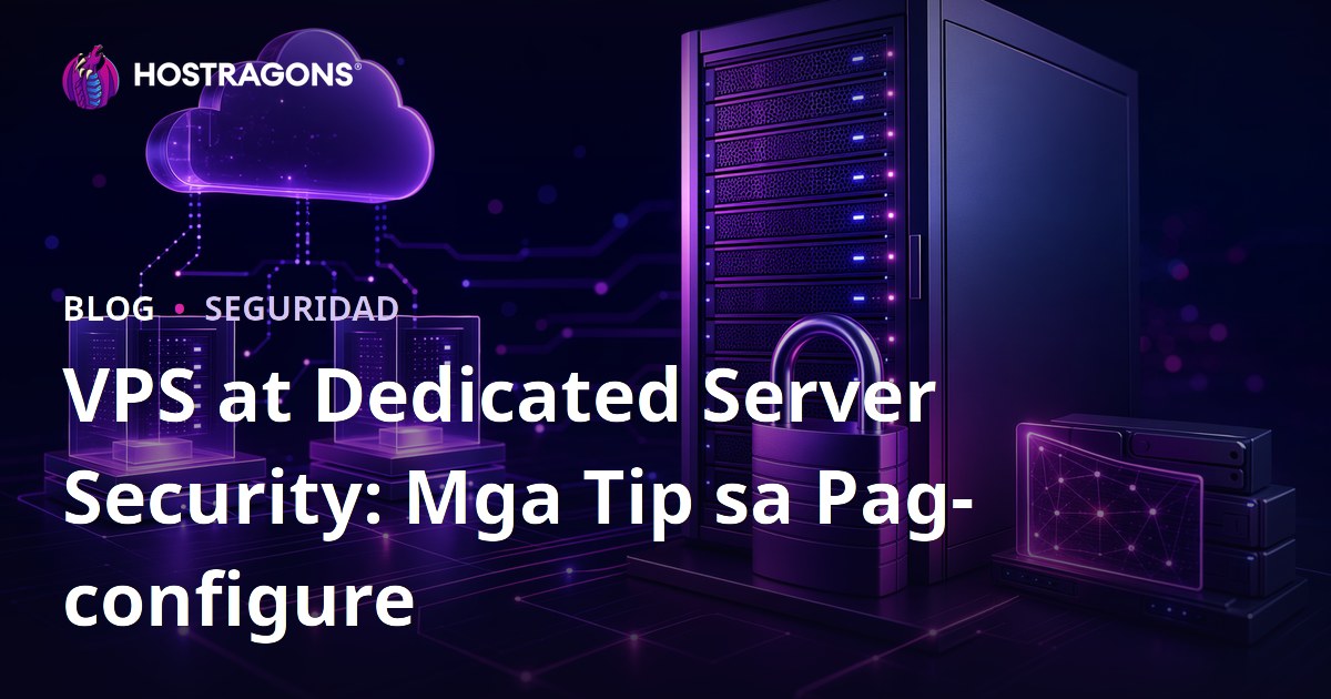 VPS at Dedicated Server Security: Mga Tip sa Pag-configure