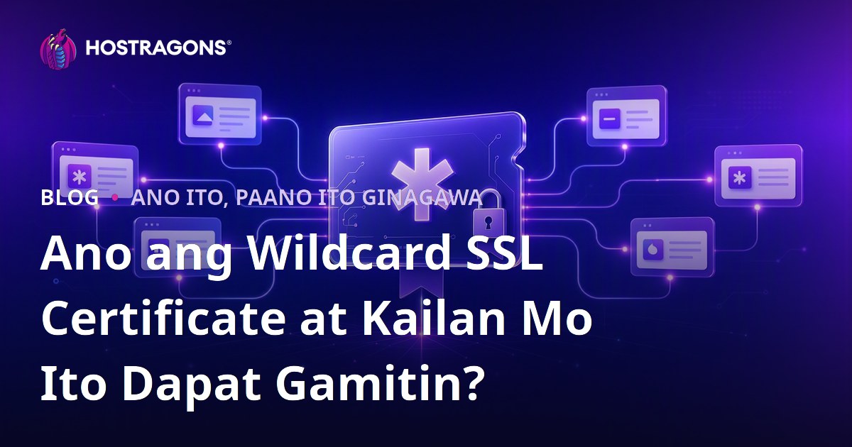 Ano ang Wildcard SSL Certificate at Kailan Mo Ito Dapat Gamitin?