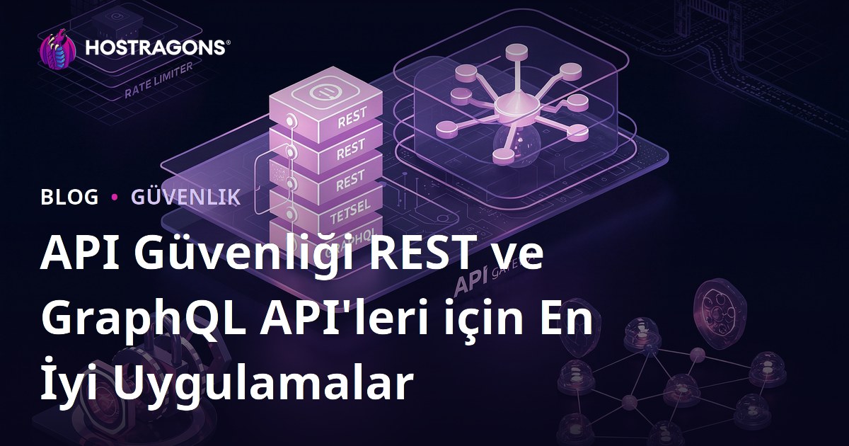 API Güvenliği REST ve GraphQL API'leri için En İyi Uygulamalar