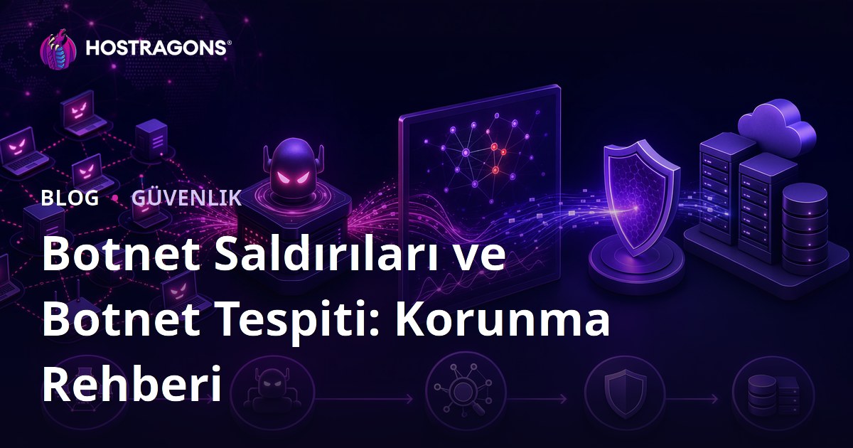 Botnet Saldırıları ve Botnet Tespiti: Korunma Rehberi