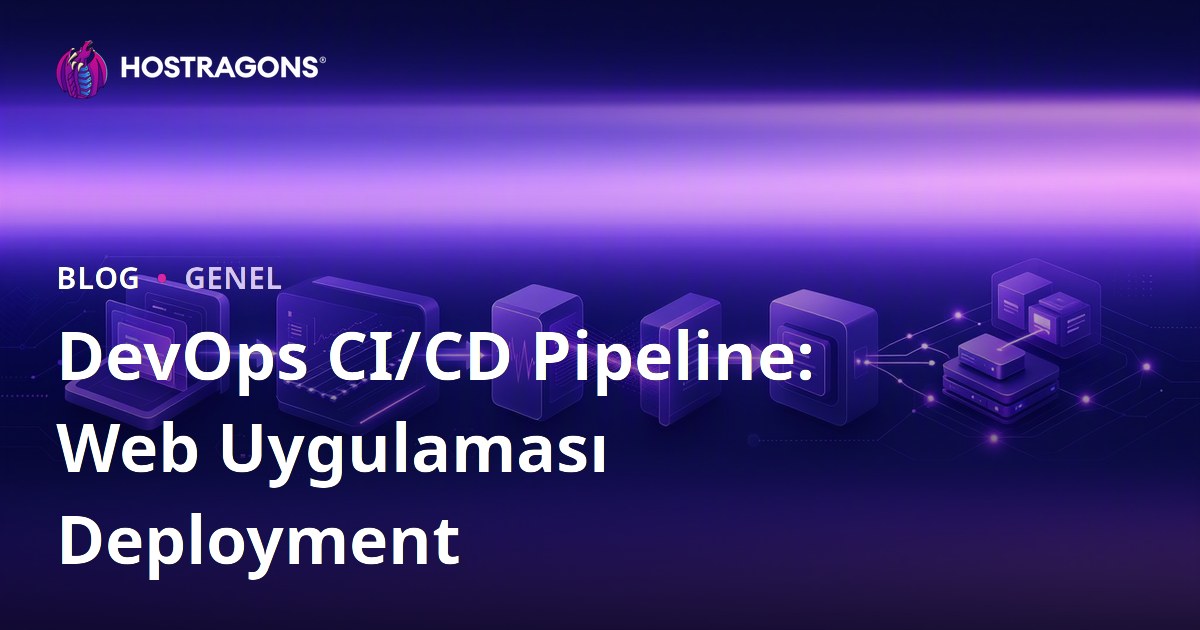 DevOps CI/CD Pipeline: Web Uygulaması Deployment