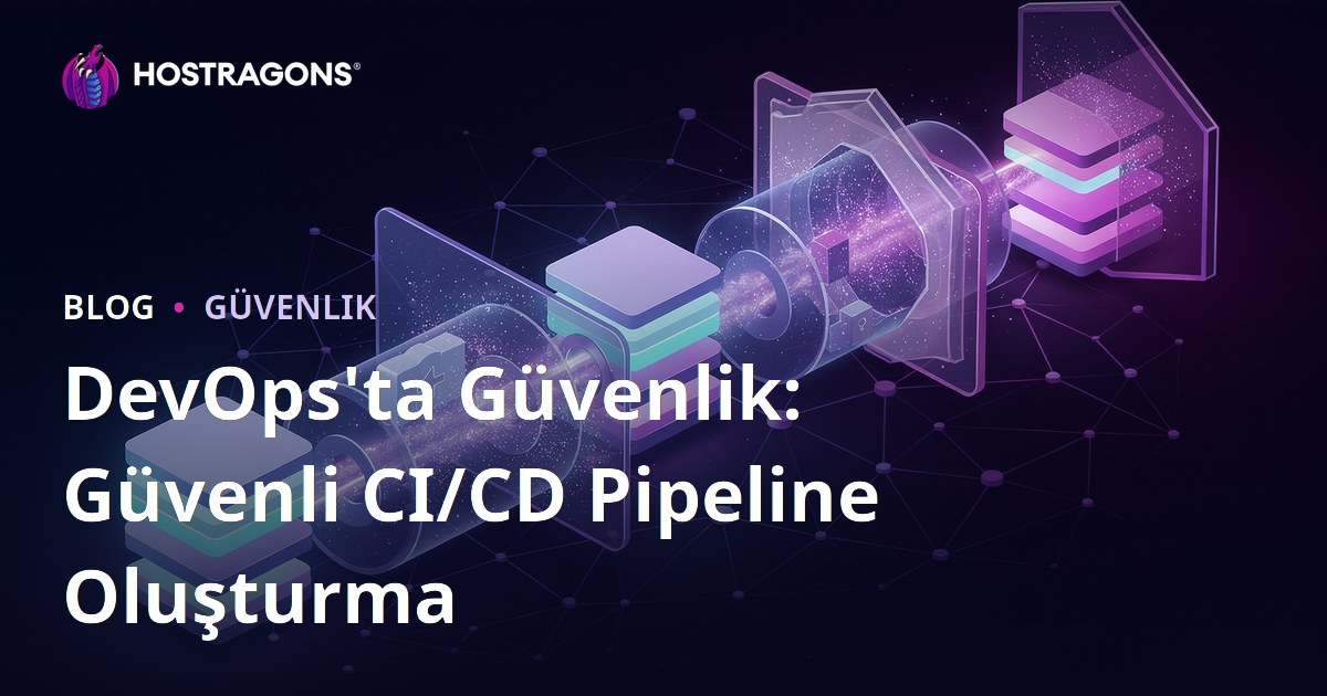 DevOps'ta Güvenlik: Güvenli CI/CD Pipeline Oluşturma