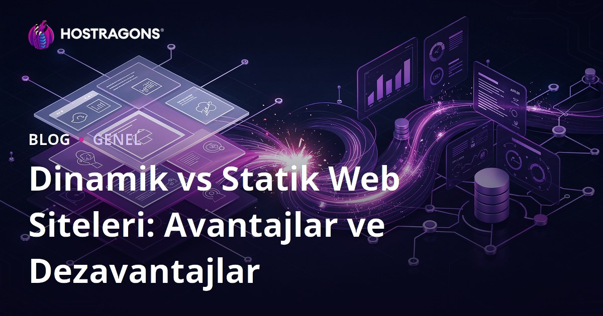 Dinamik vs Statik Web Siteleri: Avantajlar ve Dezavantajlar