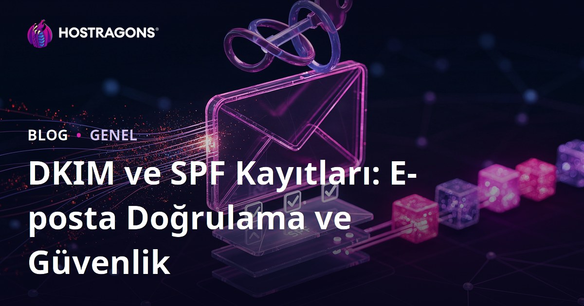 DKIM ve SPF Kayıtları: E-posta Doğrulama ve Güvenlik