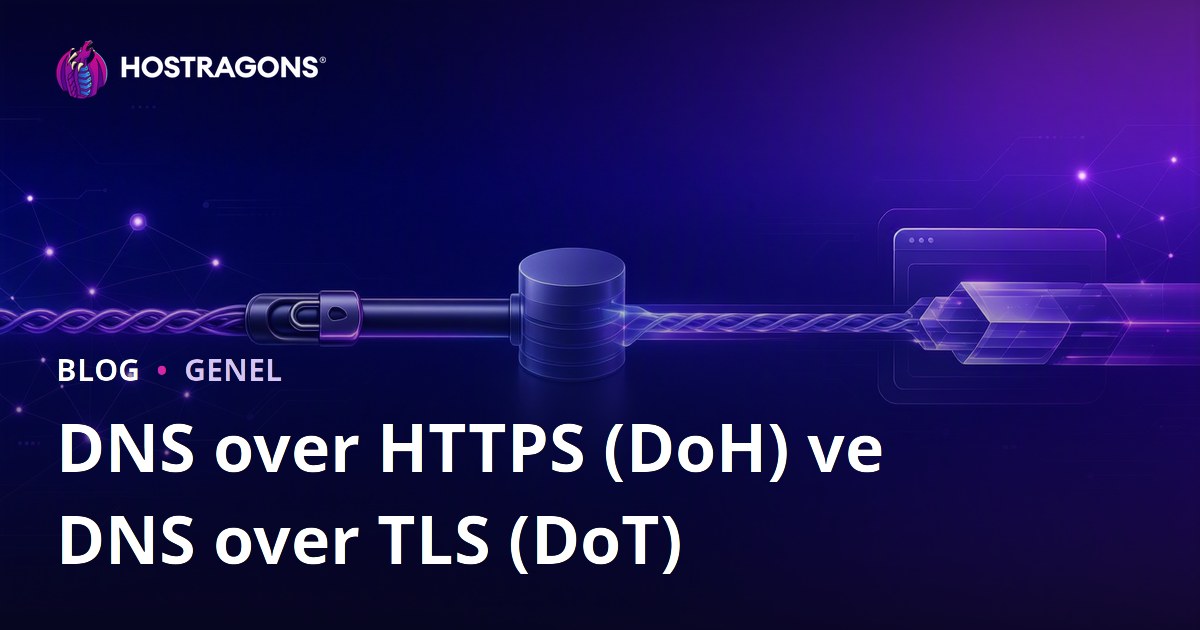 DNS over HTTPS (DoH) ve DNS over TLS (DoT)