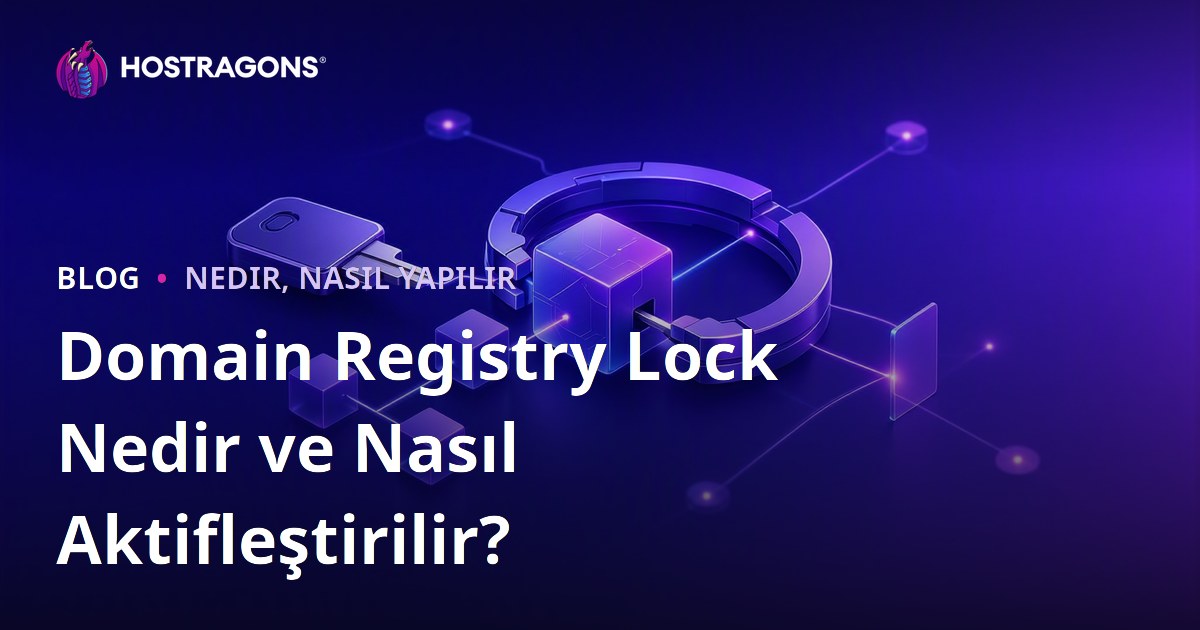 Domain Registry Lock Nedir ve Nasıl Aktifleştirilir?
