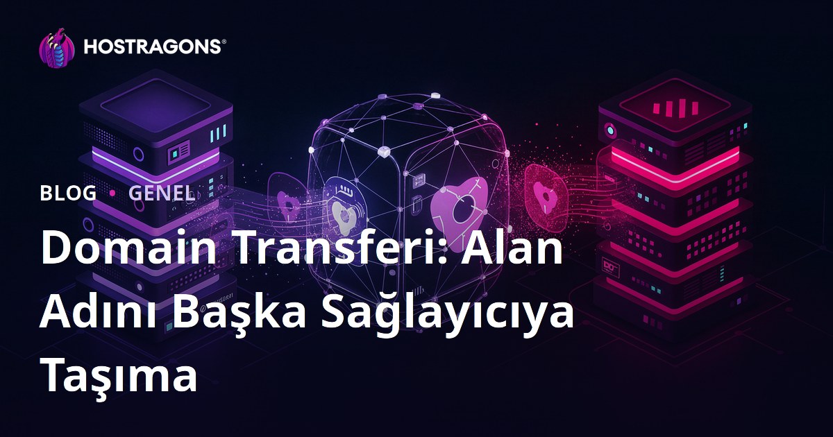 Domain Transferi: Alan Adını Başka Sağlayıcıya Taşıma