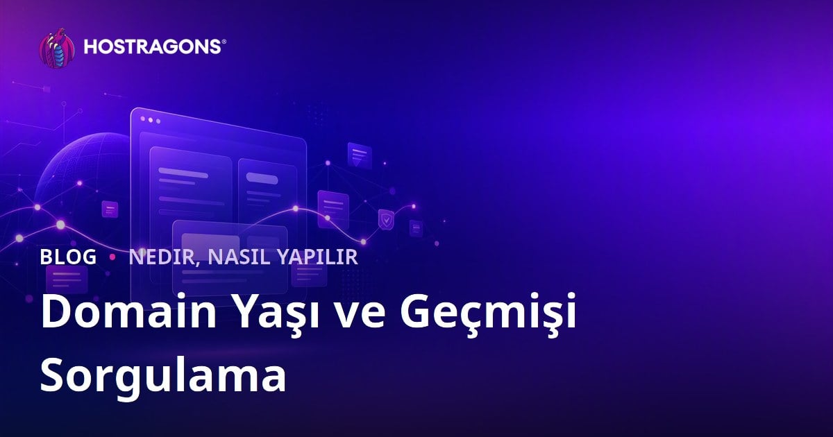 Domain Yaşı ve Geçmişi Sorgulama: Temiz Alan Adı Nasıl Bulunur?