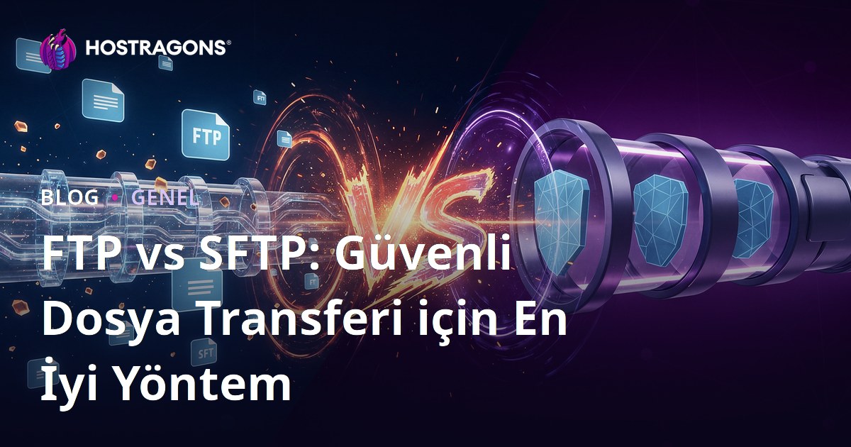 FTP vs SFTP: Güvenli Dosya Transferi için En İyi Yöntem