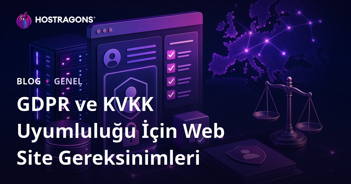 GDPR ve KVKK Uyumluluğu İçin Web Site Gereksinimleri