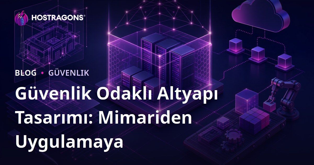 Güvenlik Odaklı Altyapı Tasarımı: Mimariden Uygulamaya