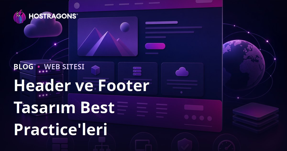 Header ve Footer Tasarım Best Practice'leri