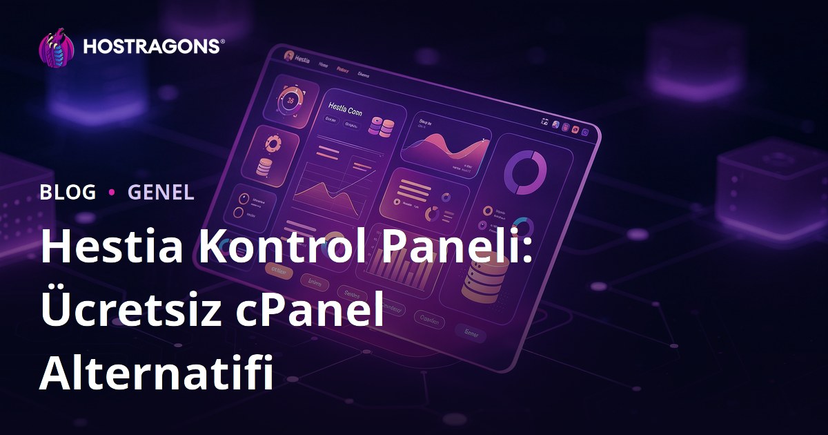Hestia Kontrol Paneli: Ücretsiz cPanel Alternatifi