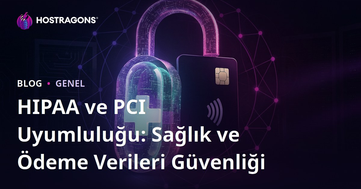 HIPAA ve PCI Uyumluluğu: Sağlık ve Ödeme Verileri Güvenliği