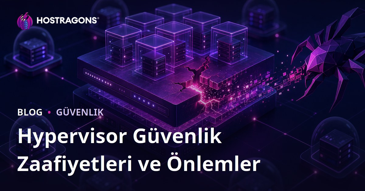 Hypervisor Güvenlik Zaafiyetleri ve Önlemler