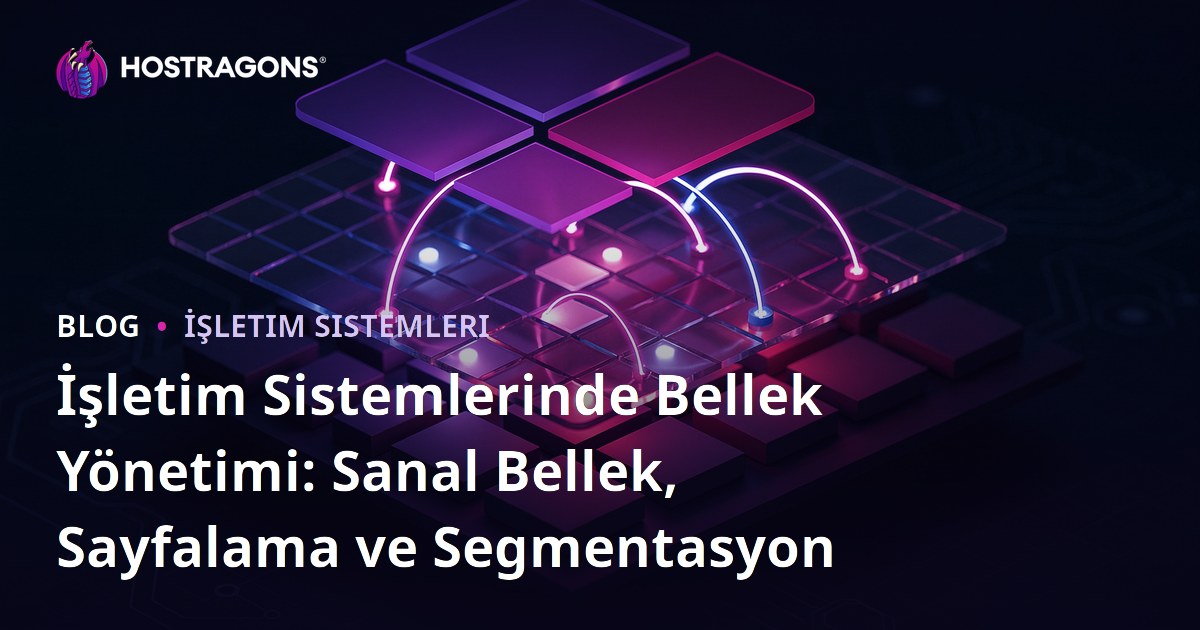 İşletim Sistemlerinde Bellek Yönetimi: Sanal Bellek, Sayfalama ve Segmentasyon