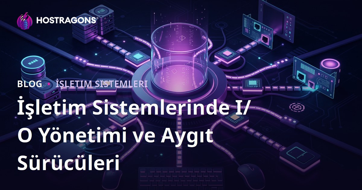 İşletim Sistemlerinde I/O Yönetimi ve Aygıt Sürücüleri