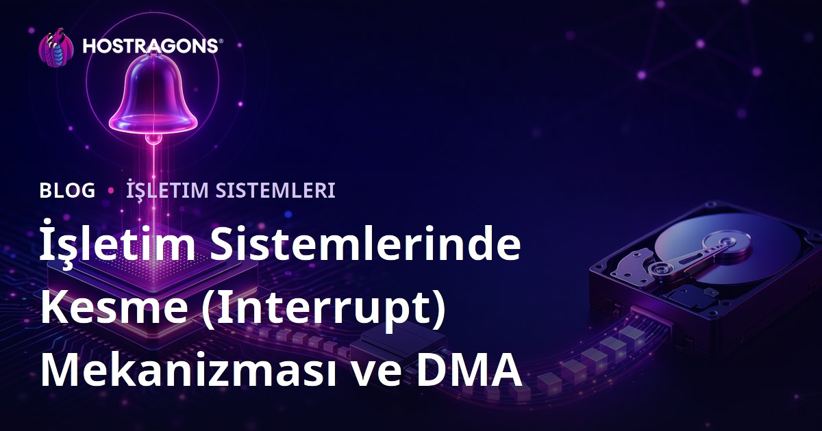 İşletim Sistemlerinde Kesme (Interrupt) Mekanizması ve DMA