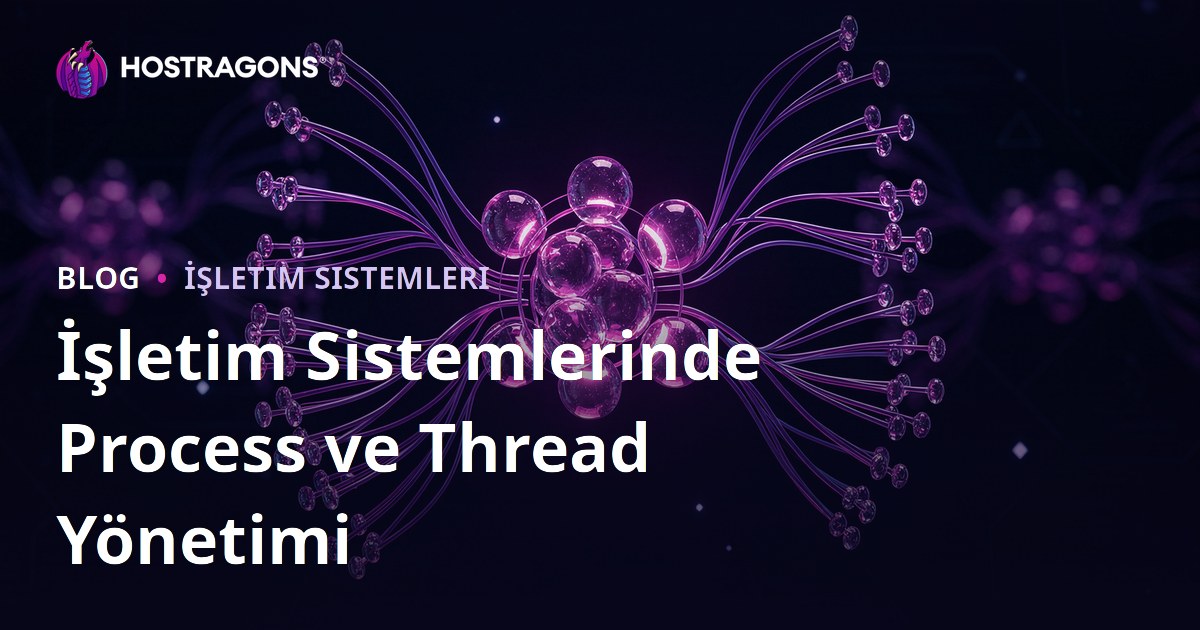 İşletim Sistemlerinde Process ve Thread Yönetimi