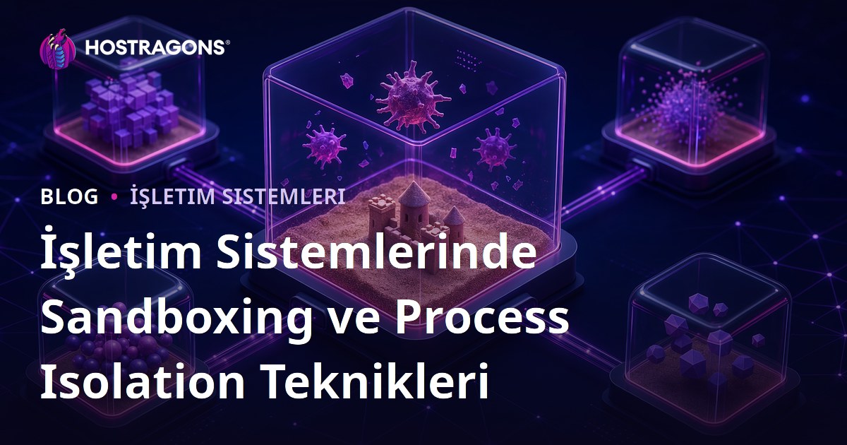 İşletim Sistemlerinde Sandboxing ve Process Isolation Teknikleri