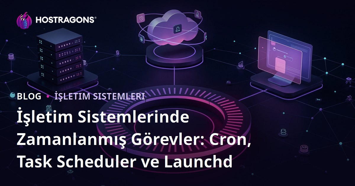İşletim Sistemlerinde Zamanlanmış Görevler: Cron, Task Scheduler ve Launchd