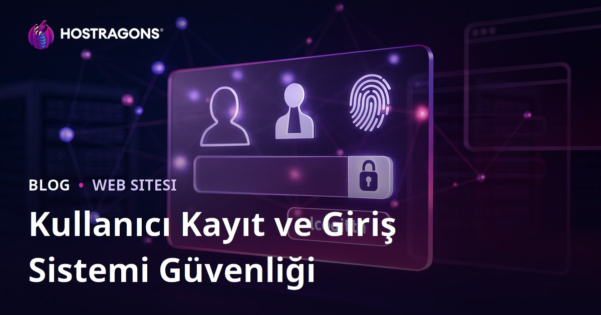 Kullanıcı Kayıt ve Giriş Sistemi Güvenliği