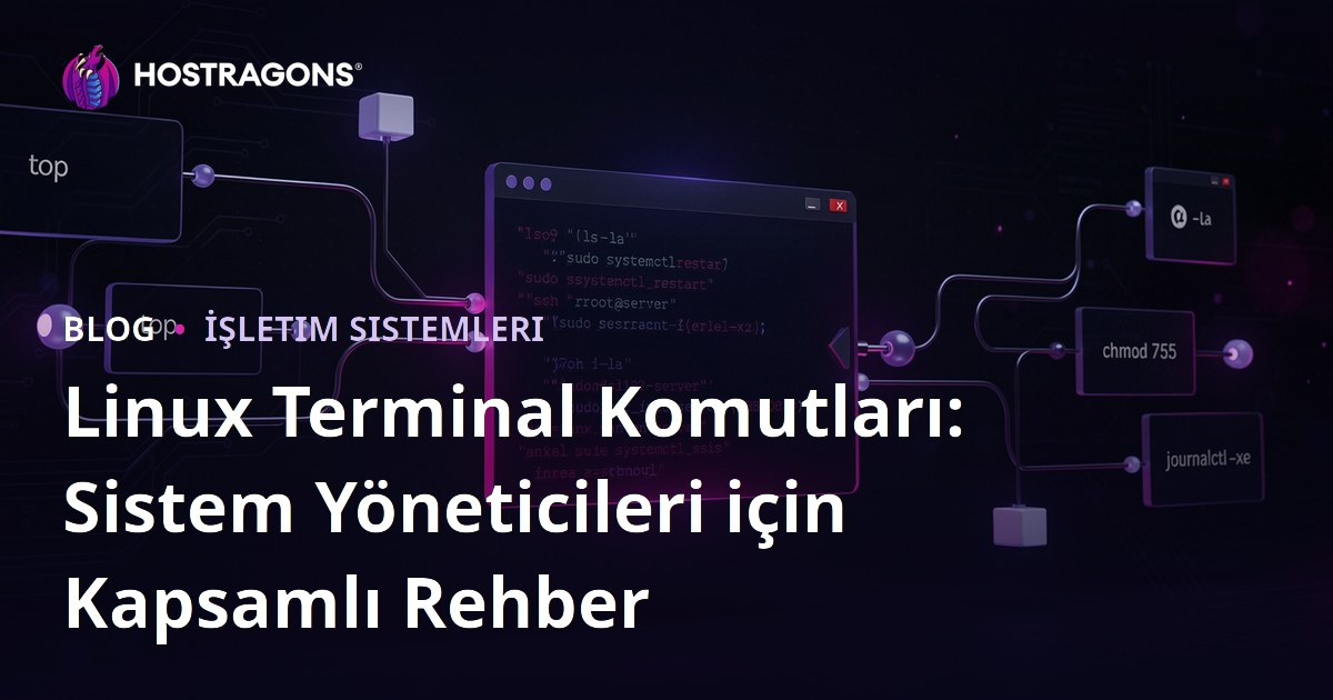 Linux Terminal Komutları: Sistem Yöneticileri için Kapsamlı Rehber