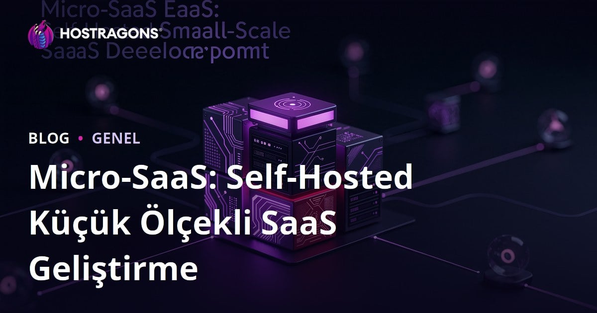Micro-SaaS: Self-Hosted Küçük Ölçekli SaaS Geliştirme