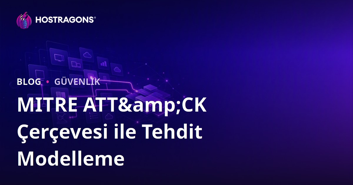 MITRE ATT&CK Çerçevesi ile Tehdit Modelleme