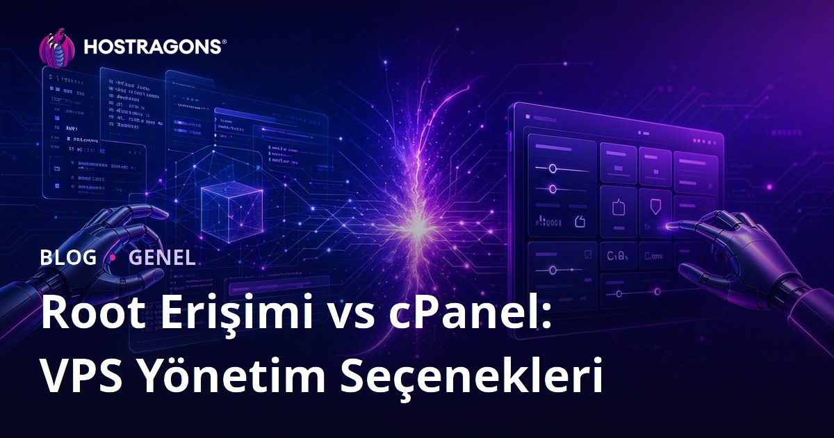 Root Erişimi vs cPanel: VPS Yönetim Seçenekleri