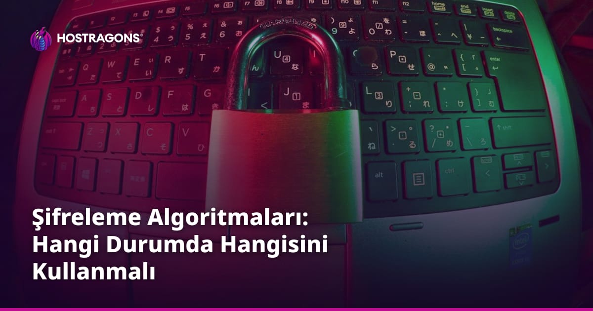 Şifreleme Algoritmaları: Hangi Durumda Hangisini Kullanmalı