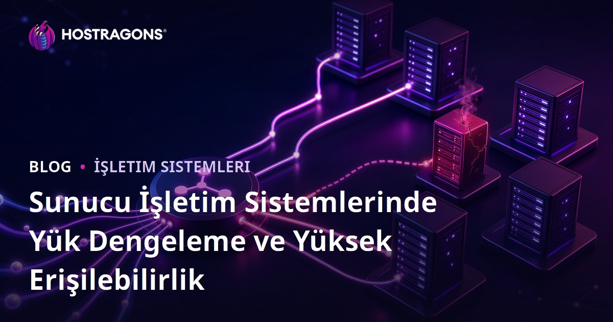 Sunucu İşletim Sistemlerinde Yük Dengeleme ve Yüksek Erişilebilirlik