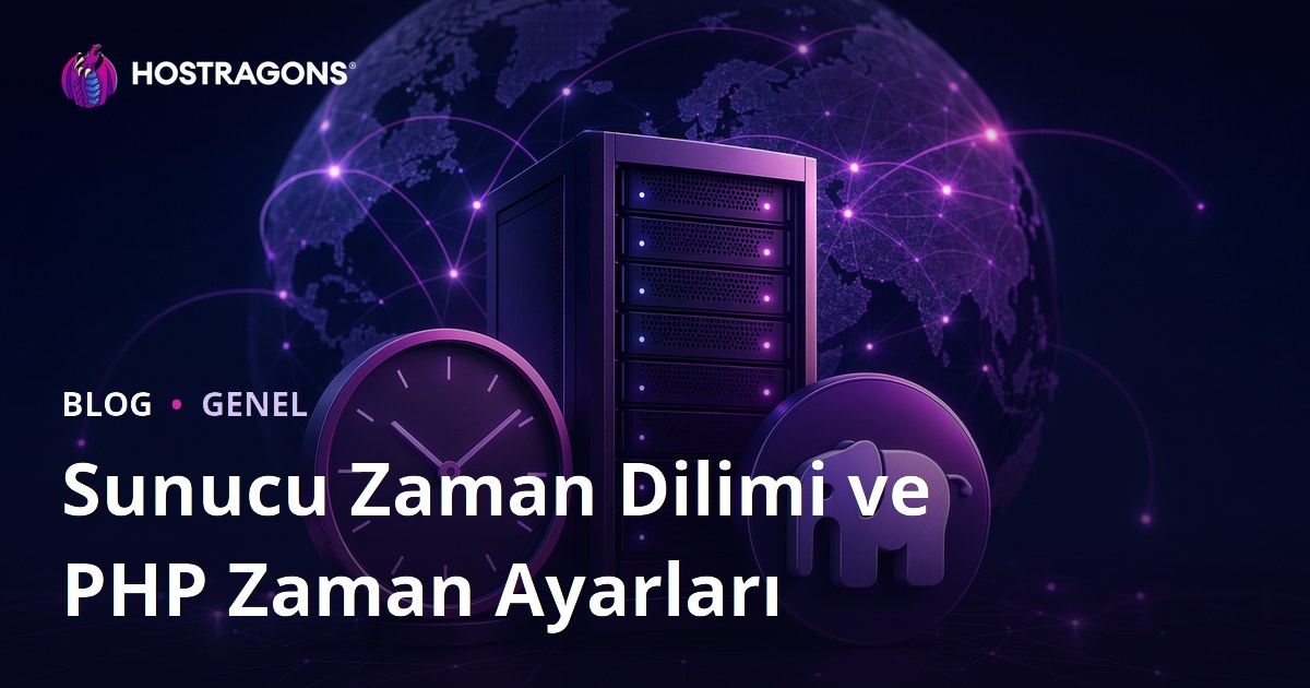 Sunucu Zaman Dilimi ve PHP Zaman Ayarları