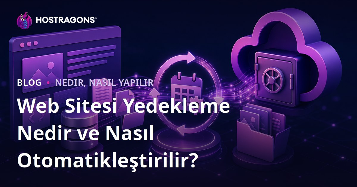 Web Sitesi Yedekleme Nedir ve Nasıl Otomatikleştirilir?