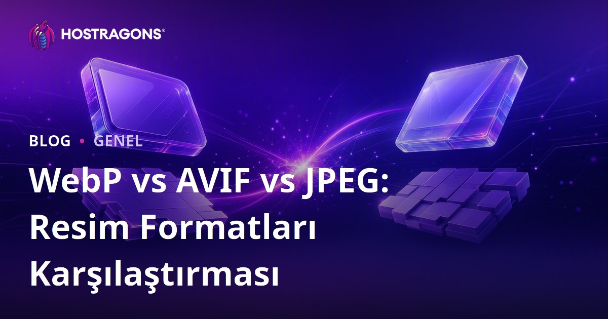 WebP vs AVIF vs JPEG: Resim Formatları Karşılaştırması