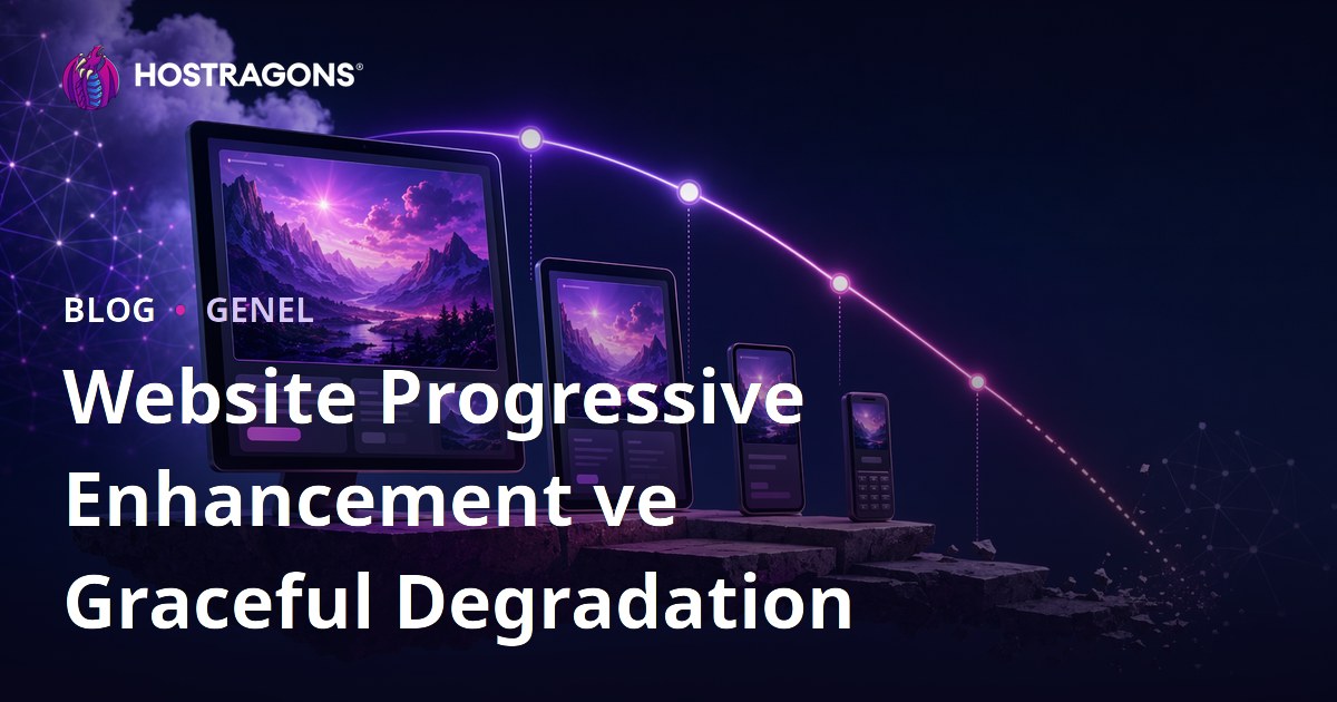 Website Progressive Enhancement ve Graceful Degradation