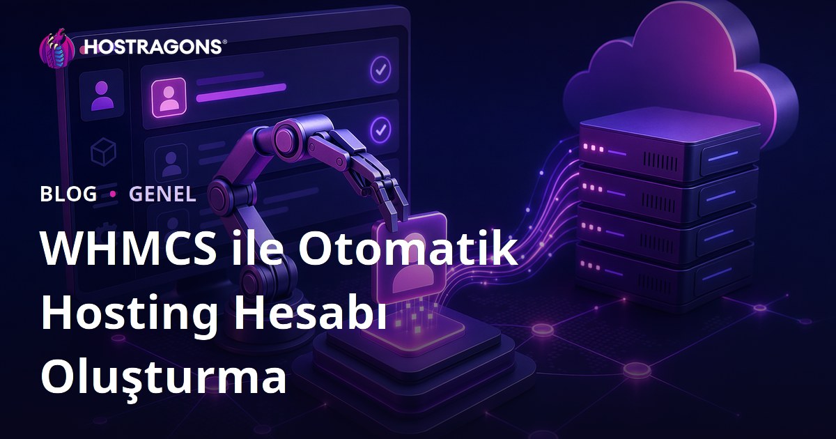 WHMCS ile Otomatik Hosting Hesabı Oluşturma