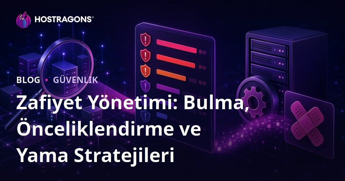 Zafiyet Yönetimi: Bulma, Önceliklendirme ve Yama Stratejileri