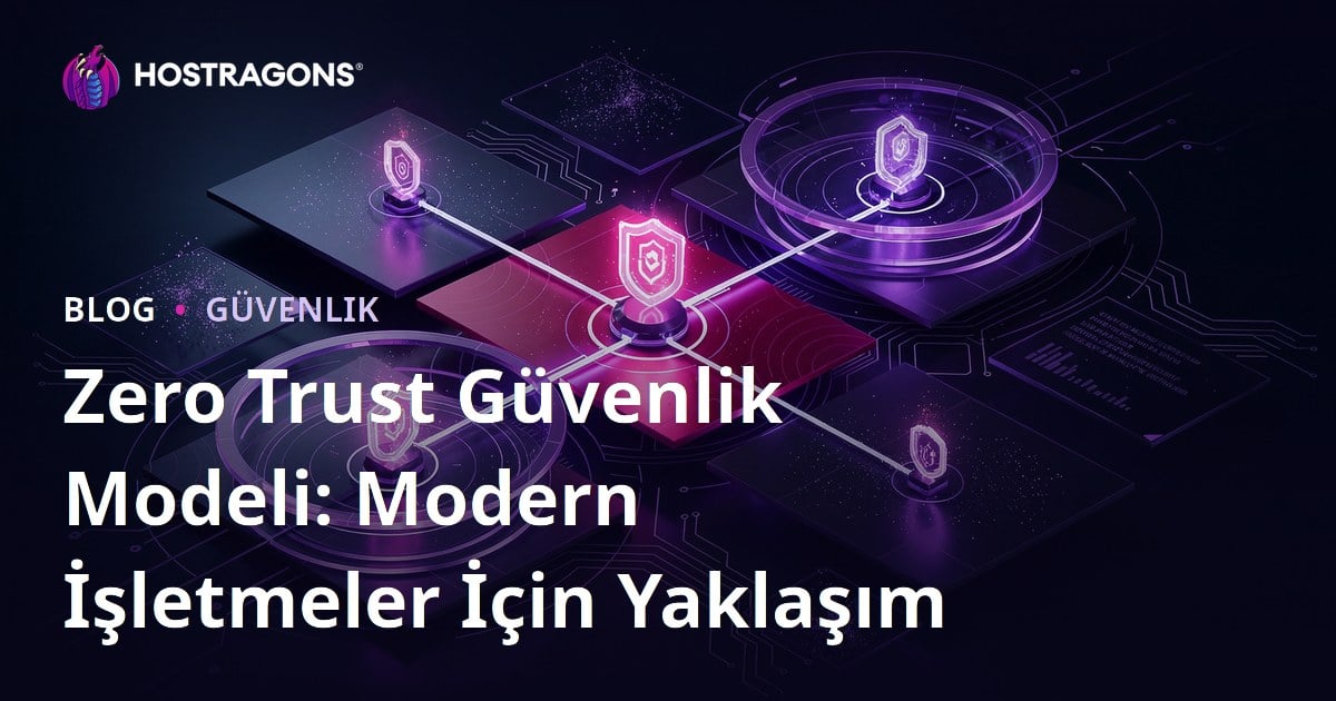 Zero Trust Güvenlik Modeli: Modern İşletmeler İçin Yaklaşım